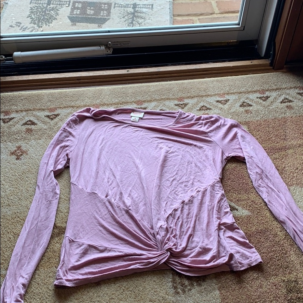 Pink long sleeve t shirt